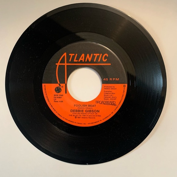 DEBBIE GIBSON - FALLEN ANGEL / FOOLISH BEAT - Picture 2 of 2